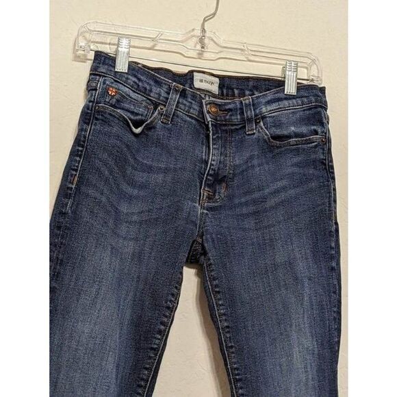 Hudson Jeans Krista Crop Super Skinny Sz 27 Dark Wash Denim Pants Distressed - Picture 2 of 2